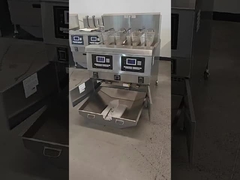 OFG-322L τσιπς αερίου εμπορικά με λειτουργία μνήμης ανοιχτό στυλ βαθύ LCD panel τηγανίτη με λάδι