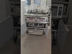 OFE-413 Επαγγελματικό ψηφιακό πάνελ υπολογιστή 4 δεξαμενές 4 καλάθια 28KW 304SUS Ηλεκτρικά τσιπάκια Ανοιχτό τηγανίτη