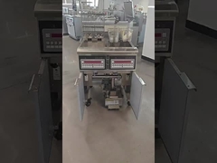 OFE-215 Δύο κατσαρόλες με καλάθια 15L*2 Μικρή χωρητικότητα 28kw εξοικονόμηση πετρελαίου Ηλεκτρική ανοικτή τηγανίτης με φίλτρο πετρελαίου