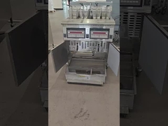 OFG-220 δύο κατσαρόλες τέσσερα καλάθια με διήθηση πετρελαίου αερίου ανοιχτά τσιπς τηγανητή