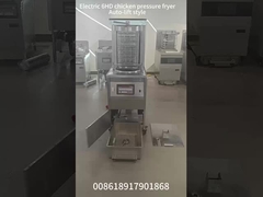 6HD Ηλεκτρικό 12KW 380V 28L 6 Φρυζάκι Μεγάλη παραγωγικότητα Στρογγυλή Φρυζάκι πίεσης κοτόπουλου