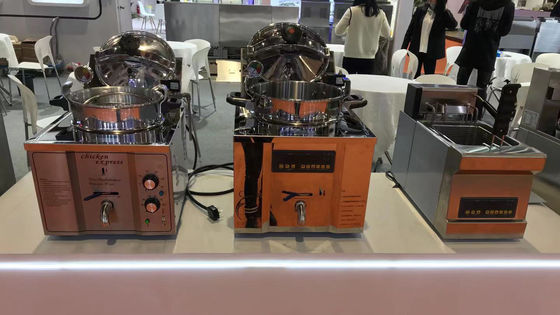 Ψηφιακό πάνελ 22L 3.5KW 220V Chicken Express Table Top Counter Top Pressure Fryer