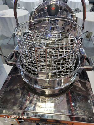 Ψηφιακό πάνελ 22L 3.5KW 220V Chicken Express Table Top Counter Top Pressure Fryer