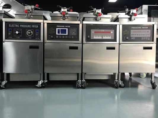 Ηλεκτρικό εμπορικό κατακόρυφο με φιλτραρίστρα κοτόπουλο πίεση τηγανητή
