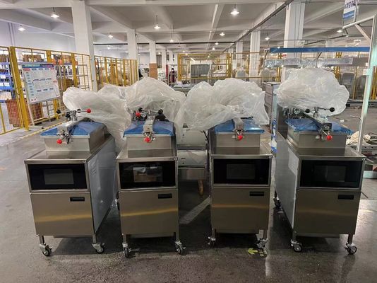 Ελκτρικός κατακόρυφος φρυγανιστής πίεσης κοτόπουλου με φίλτρο