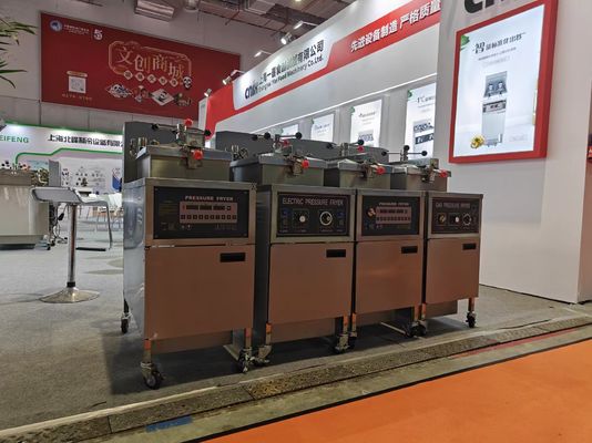 Ηλεκτρικός ψηφιακός πίνακας 380V/220V Φρύσο πίεσης κοτόπουλου χωρίς σύστημα φίλτρου ελαίου