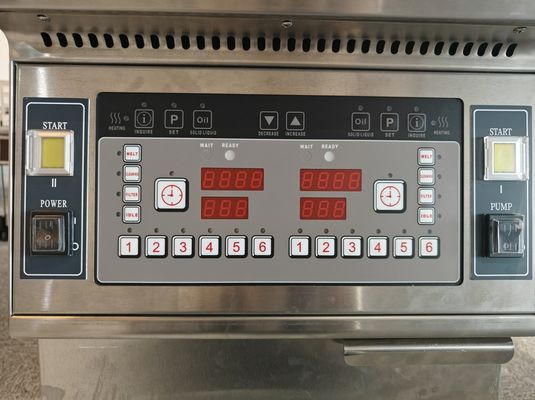 Δύο κατσαρόλες Δύο καλάθια 13L * 2 Μικρή χωρητικότητα εξοικονομήστε λάδι Ηλεκτρικός ανοιχτός τηγανητής με διήθηση λάδι