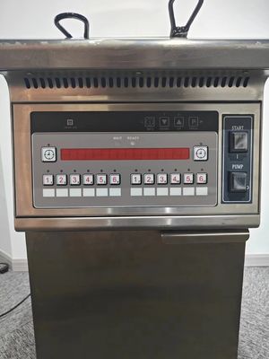Μια κατσαρόλα δύο καλάθια 26L 14KW 380V με διήθηση πετρελαίου Ηλεκτρική ανοιχτή βαθειά τηγανίτης