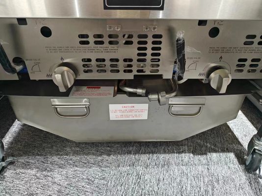 Πίνακας ψηφιακού υπολογιστή 220V Δύο κατσαρόλες Τέσσερα καλάθια Ανοίξτε βαθύ τηγανίτη με διήθηση