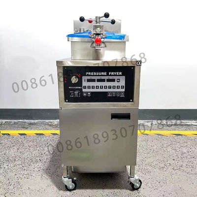 Υπολογίστε το Panel Gas Heating 4HD Broast Frying Machine Κοτόπουλο πίεση τηγανητή