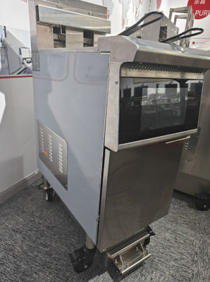 Ένα δοχείο δύο καλάθια έξυπνη οθόνη αφής 14KW 380V Ηλεκτρική ανοικτή βαθειά τηγάνι