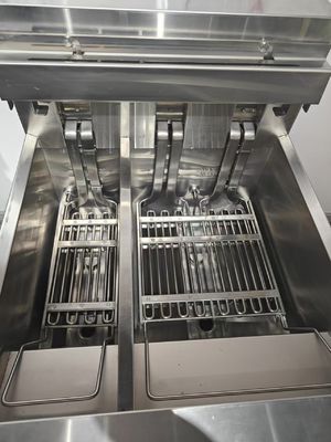 Ηλεκτρικό Δύο Κούφες 3 καλάθια Πατριακό οθόνη αφής με σύστημα φίλτρου πετρελαίου Φρυαρίστη