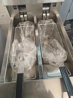 OFE-213L 14,3kw Δύναμη Εμβλήτρια οθόνη έξυπνο πάνελ Ηλεκτρική μηχανή τηγανίτησης ανοικτών τσιπ