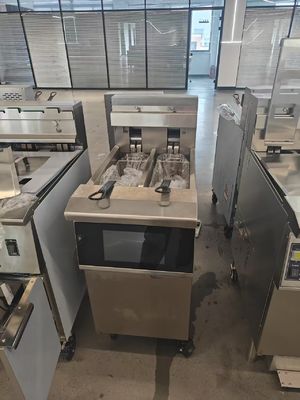 OFE-213L 14,3kw Δύναμη Εμβλήτρια οθόνη έξυπνο πάνελ Ηλεκτρική μηχανή τηγανίτησης ανοικτών τσιπ