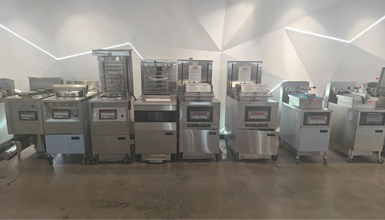 6HD Ηλεκτρικό 12KW 380V 28L 6 Φρυζάκι Μεγάλη παραγωγικότητα Στρογγυλή Φρυζάκι πίεσης κοτόπουλου