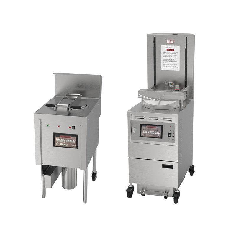 6HD Ηλεκτρικό 12KW 380V 28L 6 Φρυζάκι Μεγάλη παραγωγικότητα Στρογγυλή Φρυζάκι πίεσης κοτόπουλου