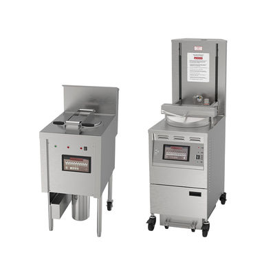 6HD Ηλεκτρικό 12KW 380V 28L 6 Φρυζάκι Μεγάλη παραγωγικότητα Στρογγυλή Φρυζάκι πίεσης κοτόπουλου